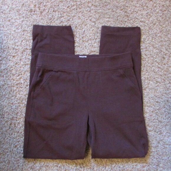 NWOT Duluth Trading Medium 29 Dark Brown Pull On Pants Pockets Quality - Picture 1 of 2